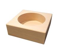 Wooden World - sous-Verre en Bois de hêtre pour Bouteille de vin