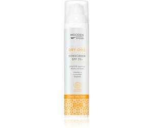 WoodenSpoon Dry Oils Sunscreen SPF 35+ lait solaire visage et corps SPF 35 100 ml