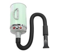 WooDerson Blower Sèche-cheveux électrique professionnel pour animaux de compagnie, 2200 W, vitesse réglable, avec 4 buses différentes, noir + vert