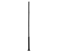 WooDerson Mât d'éclairage de rue, fer galvanisé pour éclairage extérieur résistant aux intempéries et stable, type divisé, grandes et petites barres (114 mm + 76 mm) Mât de lampadaire d'extérieur
