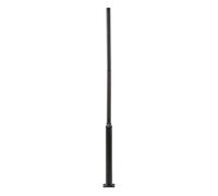 WooDerson Mât d'éclairage de rue, fer galvanisé pour éclairage extérieur résistant aux intempéries et stable, type divisé, grandes et petites barres (114 mm + 76 mm) Mât de lampadaire d'extérieur