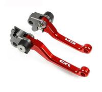 WOODEY Frein CNC Levier d'embrayage De Frein Dirt Pit Bike Leviers d'embrayage De Frein pour H&Onda CR125R CR250R CR 125 250 R CR125 CR250 R CR 125R 250R 1992-2003 2002 (Color : Rot)