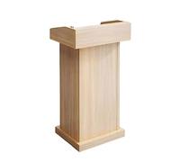 WooDeY Lutrins et podiums,Pupitre léger Pupitre en Bois Pupitre sur Pied Modérant Le Support du Haut-Parleur Podium du Leader de l'auditorium Scolaire Salle de Classe Multicouche Pupitre d'école Po