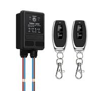 WOODGUILIN Interrupteur sans fil télécommandé 230V 30A Relais | AC110V-240V IP65 portée 100m pour lampe pompe porte roulante alarme antivol appareils électriques