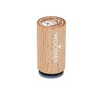 Woodies Mini Tampon Lampion, Bois, Bois, 1,5 x 1,5 x 3 cm