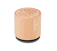 Woodies Tampon Étoile de Noël, Bois, 3,4 x 3,4 x 3,5 cm