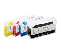 WoodJest Cartouche d'encre Rechargeable Vide Compatible avec 952 953 954 955 (sans Puce) pour imprimantes OfficeJet Pro 8715 8730 8735 8740