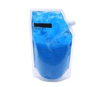 WoodJest Poudre de Toner Couleur 1000g, Compatible avec Les Fournitures d'imprimante 654A 654X CF330X CF331A CF332A CF333A pour numéro de pièce M651dn M651N(Cyan 1000g)