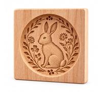 Woodland Animal Cookie Mold, Christmas Holiday DIY Baking Tools (D) | 3D Embossing Cutter, Fox & Squirrel Designs