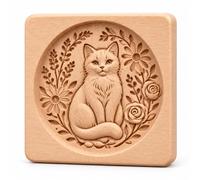 Woodland Animal Cookie Mold, Christmas Holiday DIY Baking Tools (GH) | 3D Embossing Cutter, Fox & Squirrel Designs