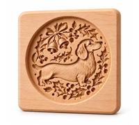 Woodland Animal Cookie Mold, Christmas Holiday DIY Baking Tools (I) | 3D Embossing Cutter, Fox & Squirrel Designs
