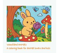 Woodland Animals: A coloring book for children