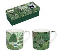 WOODLAND coffret 2 mugs 30cl en porcelaine