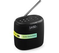 Woodland Enceinte Portable Mini,Haut-Parleur Bluetooth Avec Radio Dab+/Fm (Étanche Ip67,Batterie 17H - Parfait Pour Le Jardin Et Le Camping) Noir