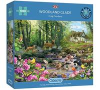 Gibsons Puzzle Woodland Glade 1000 pièces – planche 100% recyclée, durable pour adultes