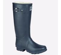 Woodland Hobart Extérieur Imperméable Marche Bottes Coupe Large Unisexe Marine