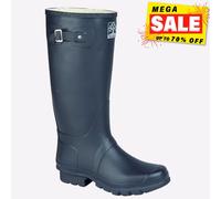 Woodland Hobart Extérieur Imperméable Marche Bottes Coupe Large Unisexe Marine
