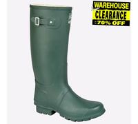 Woodland Hobart Extérieur Imperméable Marche Bottes Coupe Large Unisexe Vert