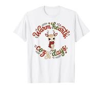 Woodland Holiday Deer for Winter, Cozy Seasonal Citation T-Shirt