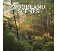 Woodland Scenes - Calendrier mural carré 2026 - par Red Robin Publishing