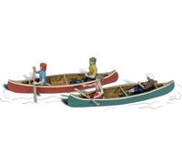 Woodland Scenics HO Scale Scenic Accents Figures/People Set Canoers (4) by Woodland Scenics