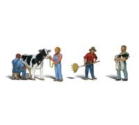 Woodland Scenics Échelle H0 / Ho " Producteurs Laitiers Avec Vache (Traire )"
