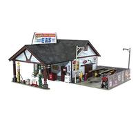 Woodland Scenics HO Built Up Ethyl's Gas & Service