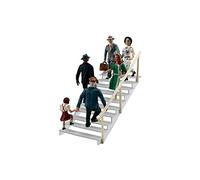 Woodland Scenics HO Scale Scenic Accents Figures/People Set Taking Stairs (6) by Woodland Scenics