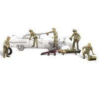 Woodland Scenics HO Scale Scenic Accents Service Station Attendants - Figurines - Accessoires de Décor pour Train Miniature - Adults, Hobbyists - Modern - Plastique - 1:87 - 6+