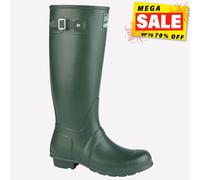 Woodland Wellington Extérieur Imperméable Marche Bottes de Pluie Unisexe Vert