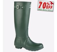 Woodland Wellington Extérieur Imperméable Marche Bottes de Pluie Unisexe Vert