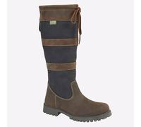 Woodland Whinfell Imperméable Femmes Décontracté Marche Campagne Bottes Marron