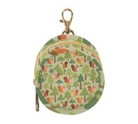 WoodlAnimal Porte-tétine de voyage écureuil marron pour bébé garçon avec fermeture éclair et clip Dragonne Porte-clés, Accessoires de voyage