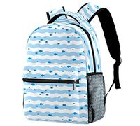 woodlogic Sac à dos Blue Wave Tiddler pour filles et garçons, idéal l'école