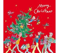 Woodmansterne Lot de 5 cartes de Noël et de Nouvel An respectueuses de l'environnement Finition brillante de qualité supérieure