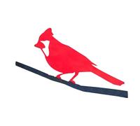 Woodpecker Bird Decor - Hummingbird Metal Art Statues | Decorative Outdoor Iron Garden Bird Decoration | for Yard Tree Fence Porch Railing | Metal Woodpecker Wall Art for Spring Summer Patio Lawn