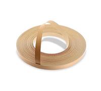 WoodPress® 15 mm Mélamine Stratifié Style Hêtre Bande de Chant en Placage Préencollé - Rouleau de 50 m - Application à Repasser