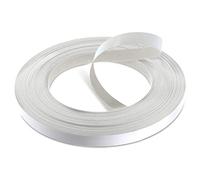 WoodPress® 19 mm Mélamine Blanc Mat Bande de Chant en Placage Préencollé - Rouleau de 50 m - Application à Repasser