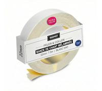 WoodPress® 22mm Blanc Mat Bande de chant autocollante - 7,5 m de bande de mélamine - Bande de placage avec dos adhésif - Fixation facile (pas de fer à repasser) pour réparer une étagère ou un meuble