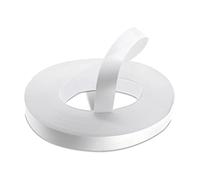 WoodPress® 30 mm Mélamine Blanc Perle Bande de Chant en Placage Préencollé - Rouleau de 50 m - Application à Repasser