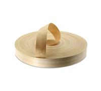 WoodPress® 40 mm Bois de Bouleau Véritable Bande de Chant en Placage Préencollé - Rouleau de 50 m - Application à Repasser