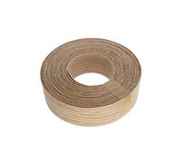 WoodPress® 40 mm Bois de Chêne Rouge Véritable Bande de Chant en Placage Préencollé - Rouleau de 7,5 m - Application à Repasser Facile à Faire soi-même, Couvre Le Bord d'un Panneau MDF Standard
