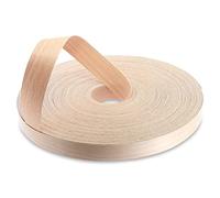 WoodPress® 40 mm Bois de Hêtre Véritable Bande de Chant en Placage Préencollé - Rouleau de 40 m - Application à Repasser