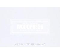 WoodPress® 40 mm Mélamine Blanc Mat Bande de Chant en Placage Préencollé - Rouleau de 50 m - Application à Repasser