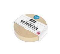 WoodPress® Mélamine Beige Perle Bande de Chant en Placage Préencollé - Rouleau de 7,5 m Disponible en largeurs de 15 mm, 19 mm, 22 mm, 30 mm et 50 mm (15 mm)