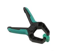 Woodriver Cadre en A manuel robuste avec ressort haute résistance pour une prise en main sûre sur les projets de travail du bois, construction en plastique, finition verte et noire (10,2 cm)
