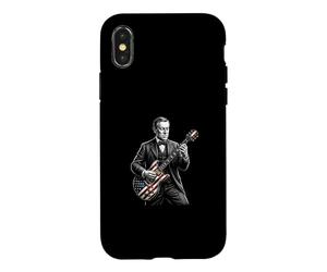 Woodrow Wilson Guitare Coque pour iPhone X/XS