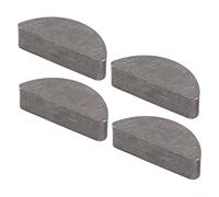 Woodruff Lot de 4 clés 112139150 compatibles avec les modèles Mountfield SP53H, S422HP, SP425, arbre d'entraînement de tondeuse à gazon emi-lune pour transmission de couple moteur de tracteur de