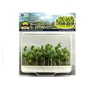 Woods Edge Trees Pastel Green 2 To 25 N-Scale 20/Pk