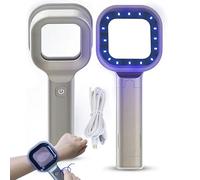 Woods Lamp Analyseur de peau, Analyseur De Peau UV, analizador de aumento facial recargable profesional para máquina de cuidado de la piel en el hogar de salón SPA, tiempos de aumento: 2 veces